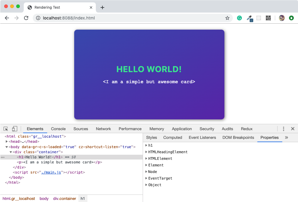 (Chrome DevTools Console)